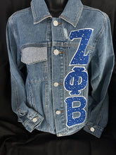 Load image into Gallery viewer, Founders&#39; Denim Bling Jacket
